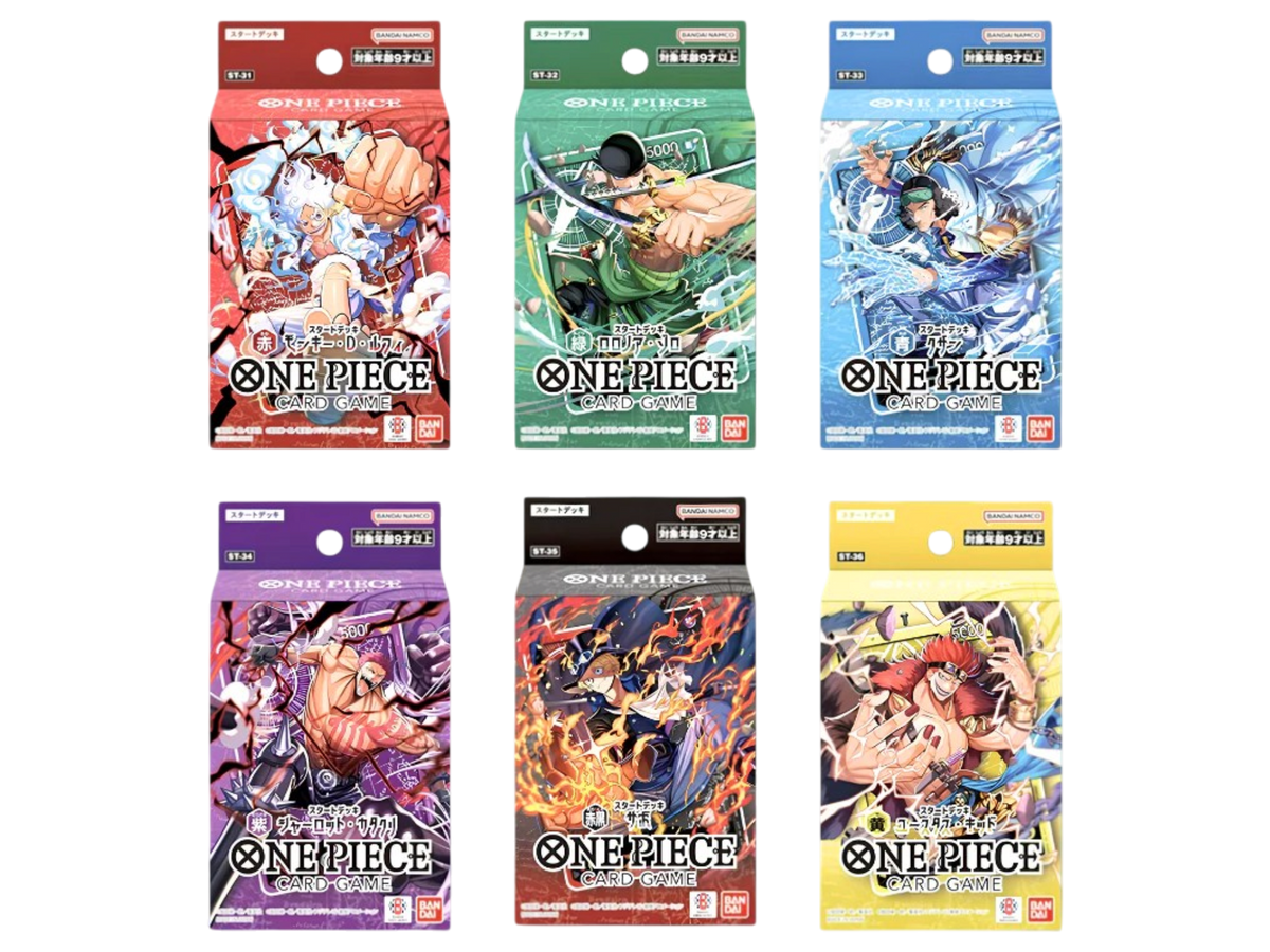 Sezione JP OP – Starter Deck Set da ST-31 a ST-36