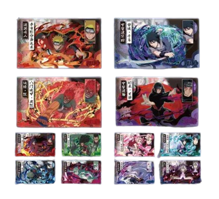 Naruto Youth Quadretti A6 | Set Card Naruto Collezionabili