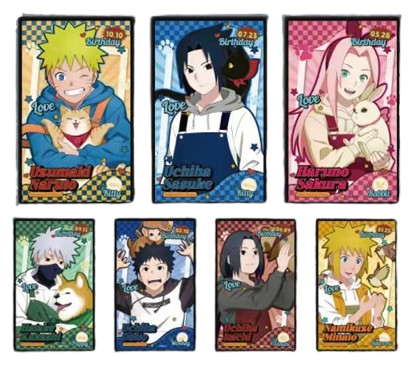 Naruto Youth Quadretti A6 | Set Card Naruto Collezionabili